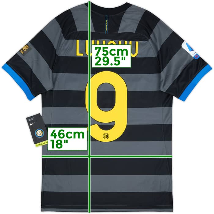 2020-21 Inter Milan Third Shirt Lukaku #9 (S)