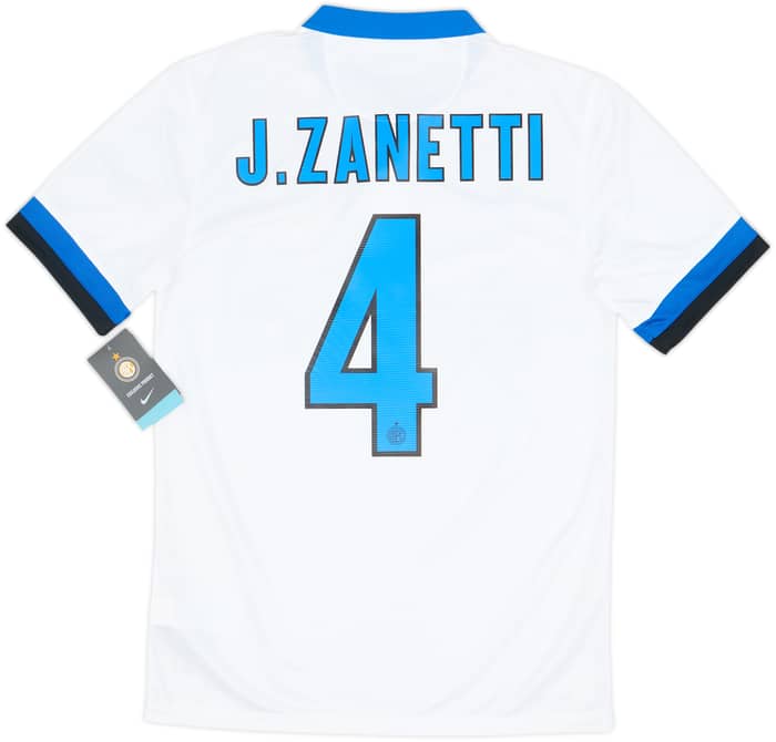 2013-14 Inter Milan Away Shirt J.Zanetti #4 (S)