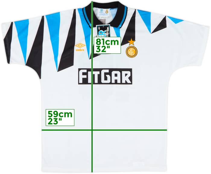 1991-92 Inter Milan Away Shirt #10 (L)