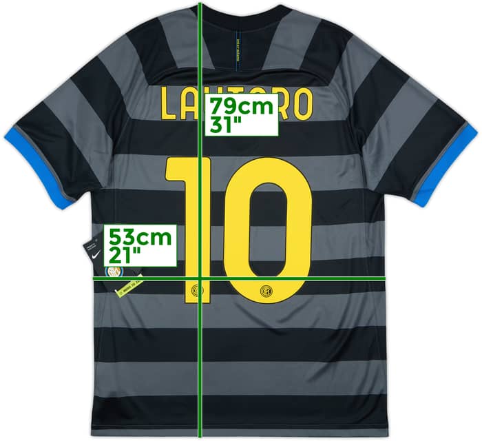2020-21 Inter Milan Third Shirt Lautaro #10 (M)