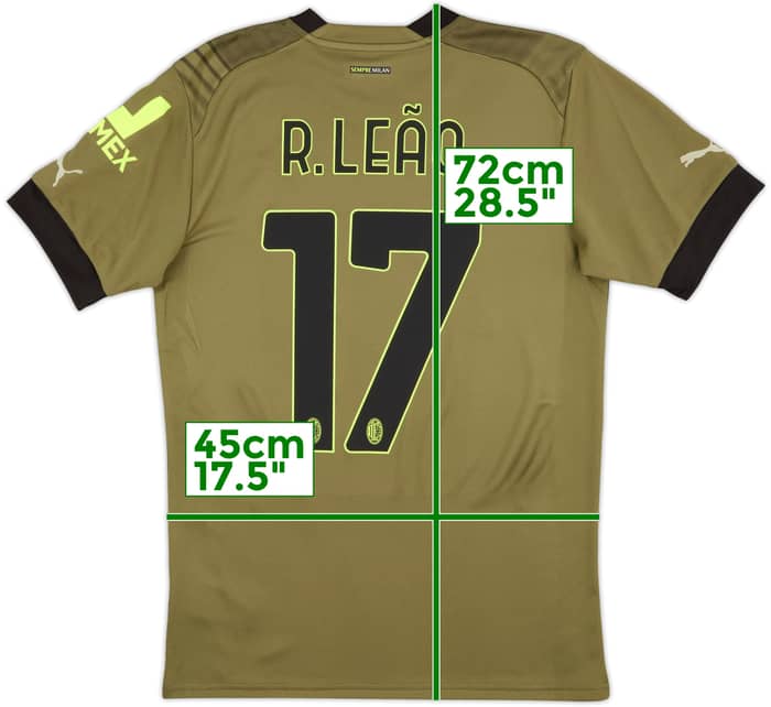 2022-23 AC Milan Third Shirt R.Leao #17 (S)
