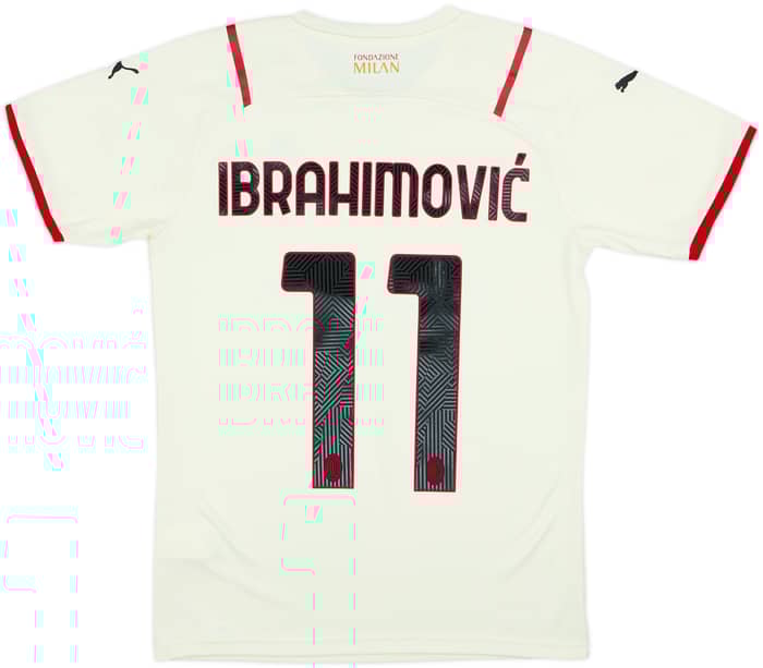 2021-22 AC Milan Away Shirt Ibrahimovic #11 (S)