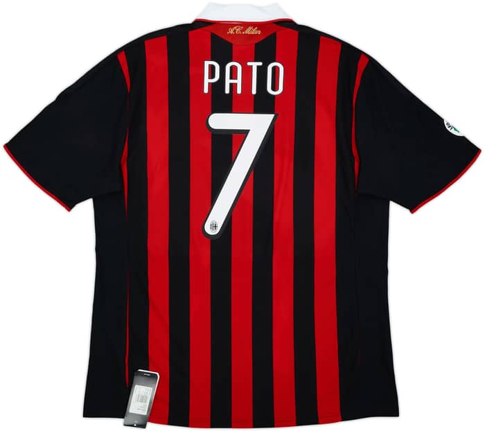 2009-10 AC Milan Camiseta Local Pato #7 (XL)