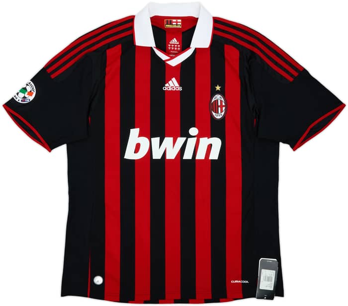 2009-10 AC Milan Camiseta Local Pato #7 (XL)