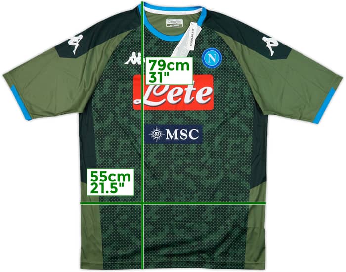 2019-20 Napoli Basic Away Shirt (XXL)