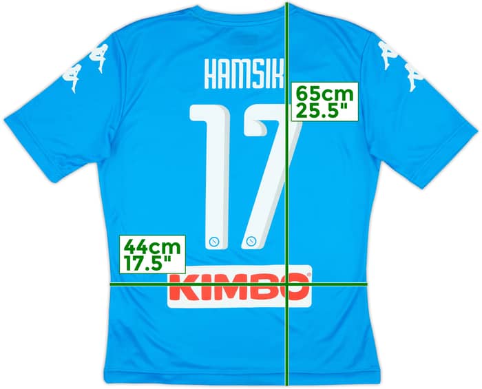 2016-17 Napoli Home Shirt Hamsik #17 (L.Boys)