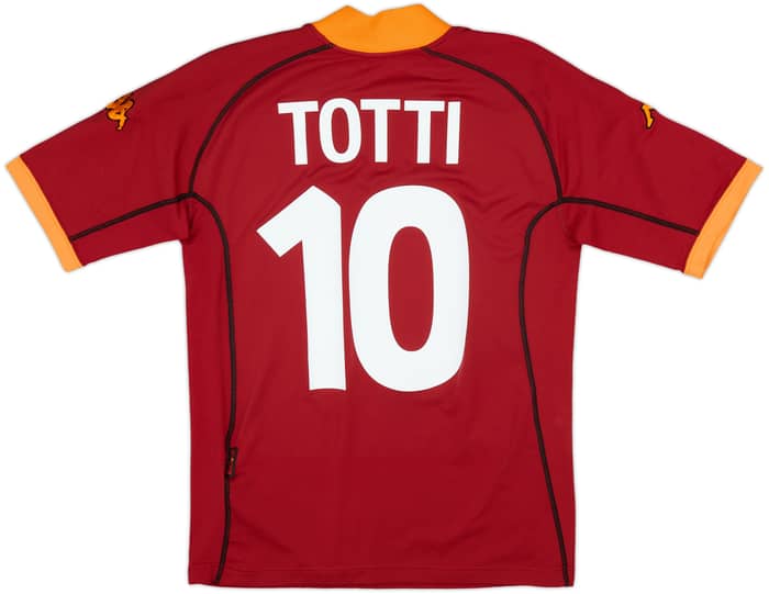 2001-02 Roma Home Shirt Totti #10 (M)