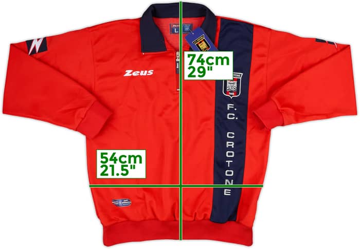 2006-07 Crotone Zeus 1/4 Zip Drill Top (L)