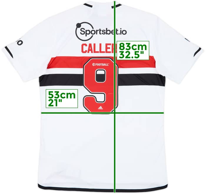 2023 Sao Paulo Home Shirt Calleri #9 (L)