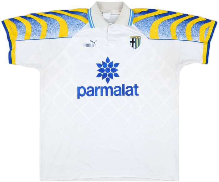 1995-97 Parma Home Shirt Zola #10 - 5/10 - (XL)
