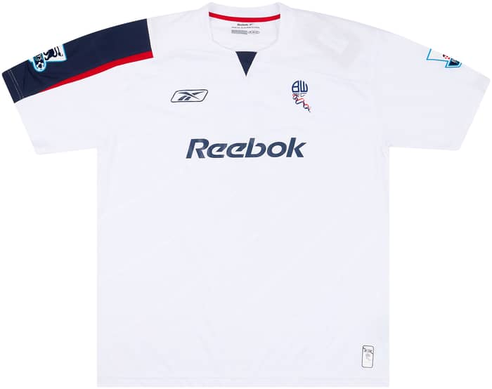 2005-06 Bolton Match Issue Home Shirt Stelios #7