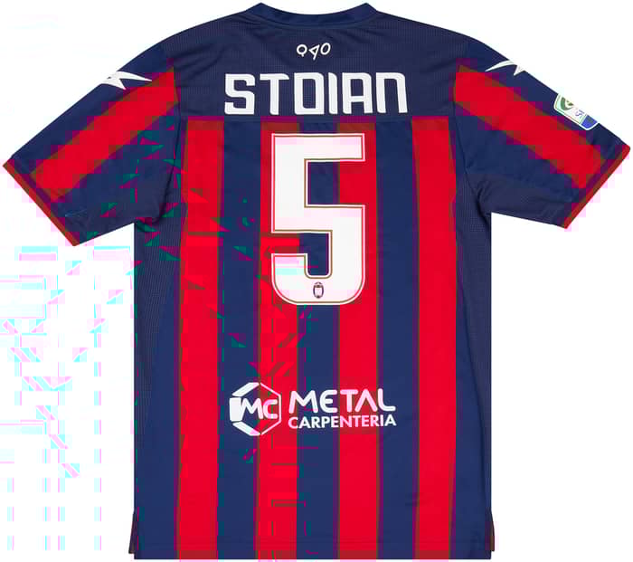 2017-18 Crotone Match Issue Home Shirt Stoian #5