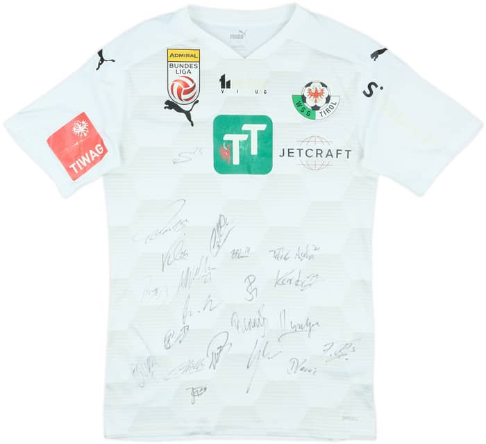 2021-22 WSG Tirol Squad Signed Away Shirt - 5/10 - (S)