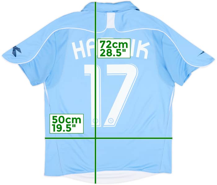 2008-09 Napoli Camiseta Local Hamsik #17 - 7/10 - (S)