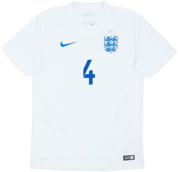 2014-15 England Home Shirt Gerrard #4 - 5/10 - (S)