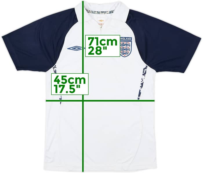 Polo con cremallera de 1/4 Umbro de Inglaterra 2008-09 - 6/10 - (S)