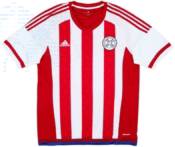 2015 Paraguay Copa America Home Shirt - 7/10 - (L)