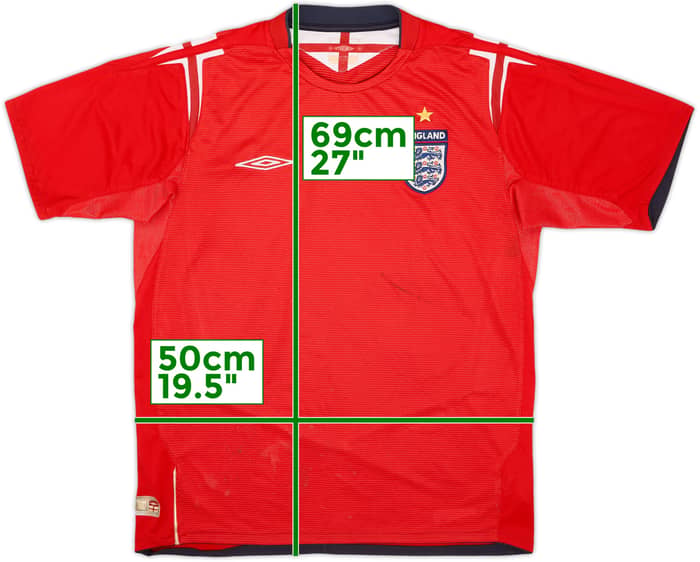 2004-06 England Away Shirt - 5/10 - (M)