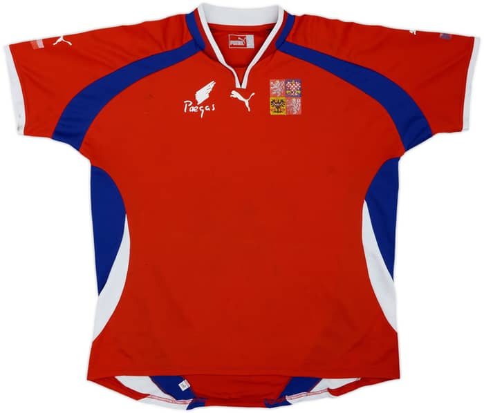 2000-02 República Checa Básico Local Camiseta - 5/10 - (XL)