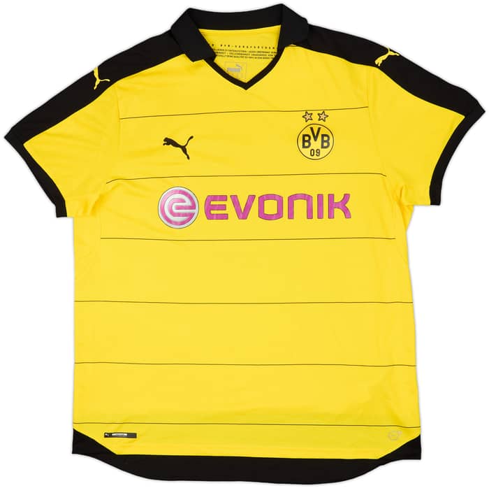 2015-16 Borussia Dortmund Home Shirt - 8/10 - (XXL)