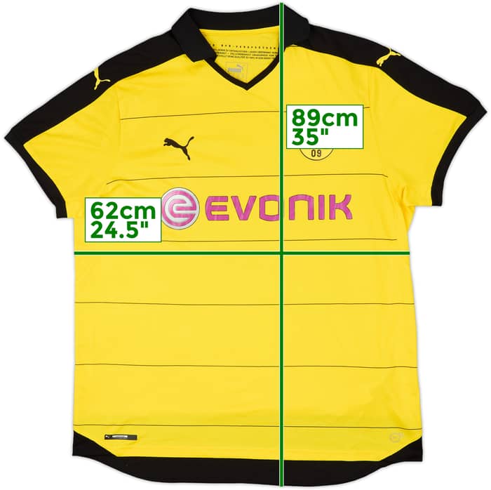 2015-16 Borussia Dortmund Home Shirt - 8/10 - (XXL)