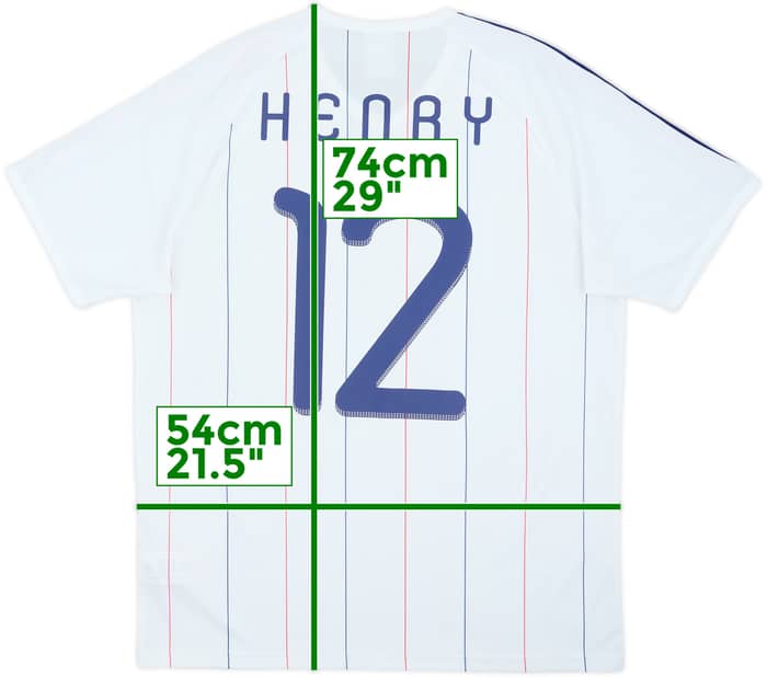 2009-10 France Basic Away Shirt Henry #12 - 6/10 - (M)