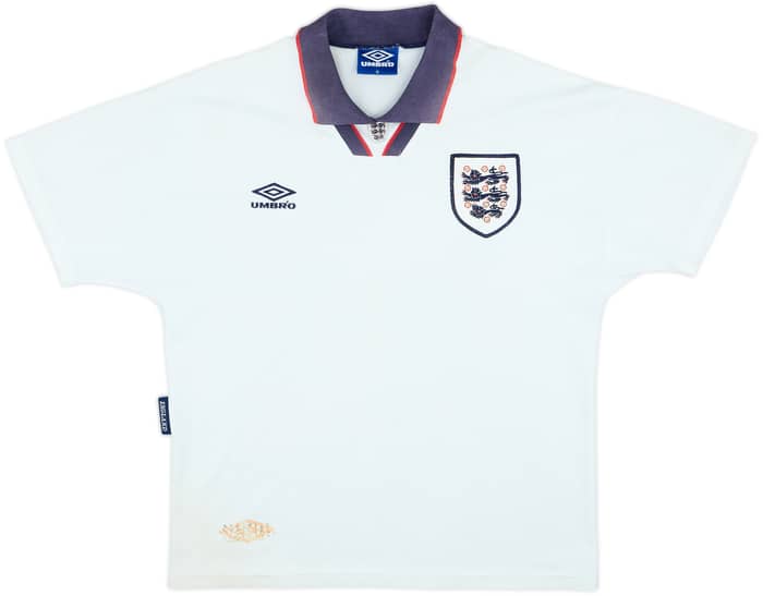 1993-95 England Home Shirt - 6/10 - (M)