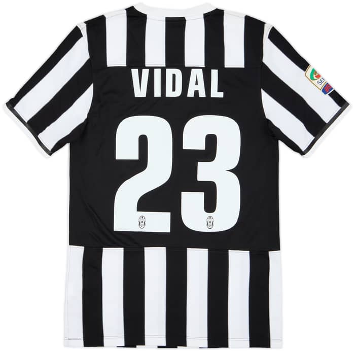 2013-14 Juventus Home Shirt Vidal #23 - 7/10 - (S)