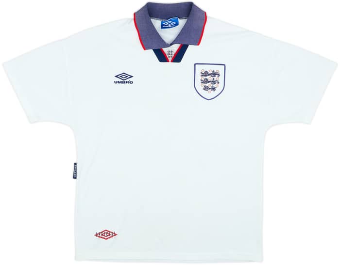 1993-95 England Home Shirt - 6/10 - (L)