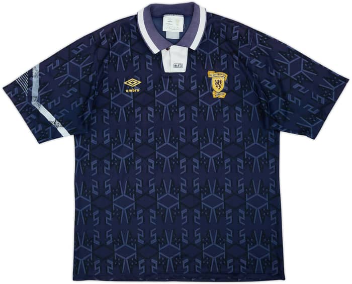 1991-94 Scotland Home Shirt - 4/10 - (XL)