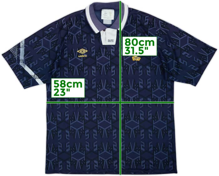 1991-94 Scotland Home Shirt - 4/10 - (XL)