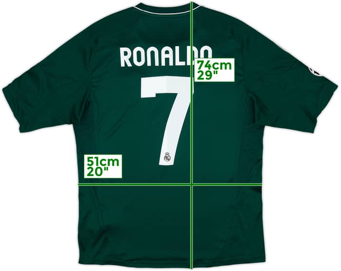 2012-13 Real Madrid CL Third Shirt Ronaldo #7 - 6/10 - (L)