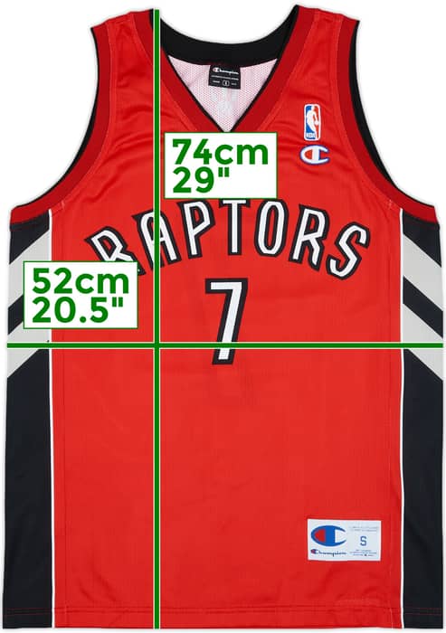 2006-10 Toronto Raptors Bargnani #7 Champion Away Jersey - 9/10 - (S)