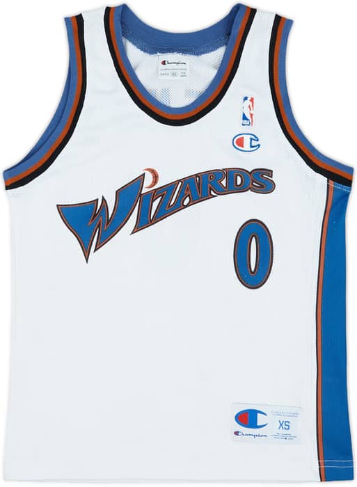 2003-07 Washington Wizards Arenas #0 Champion Home Jersey - 7/10 - (5-6 Years)