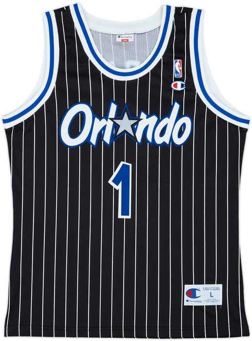 1993-94 Orlando Magic A.Hardaway #1 Champion Away Jersey - 9/10 - (L)