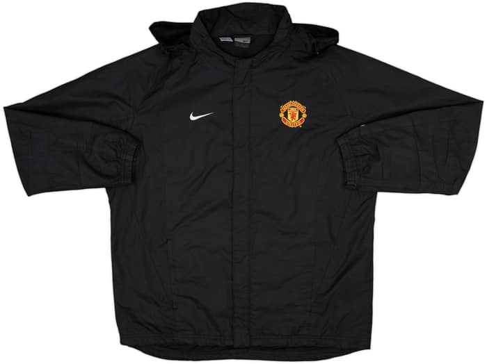 2004-05 Manchester United Hooded Nike Rain Jacket - 8/10 - (M)