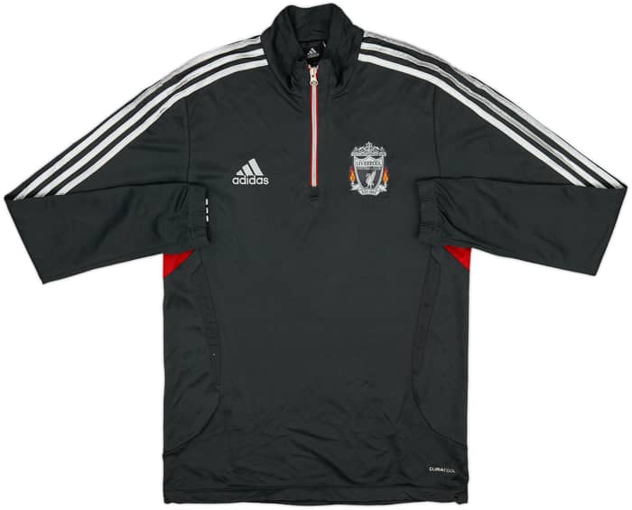 2011-12 Liverpool adidas 1/4 Zip Top de entrenamiento - 8/10 - (L)