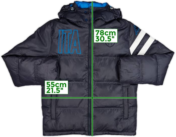 Abrigo acolchado de banquillo Kappa de Italia 2002-03 - 8/10 - (L)