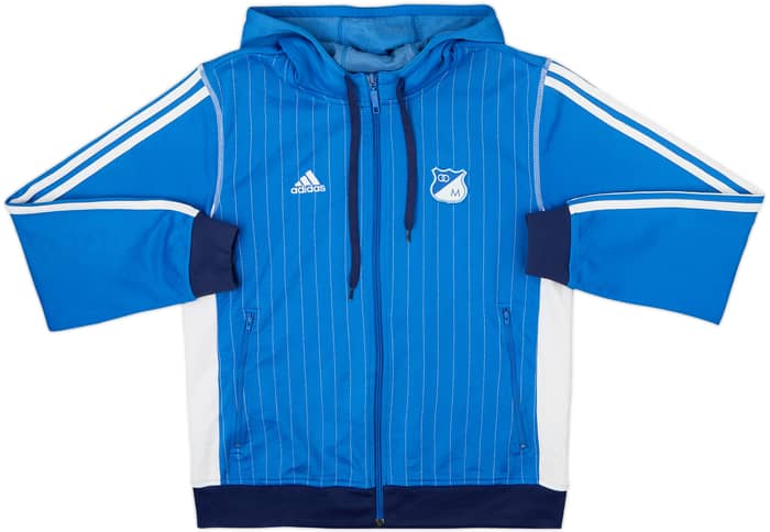 2008-09 Millonarios adidas Hooded Track Jacket - 6/10 - (M.Boys)