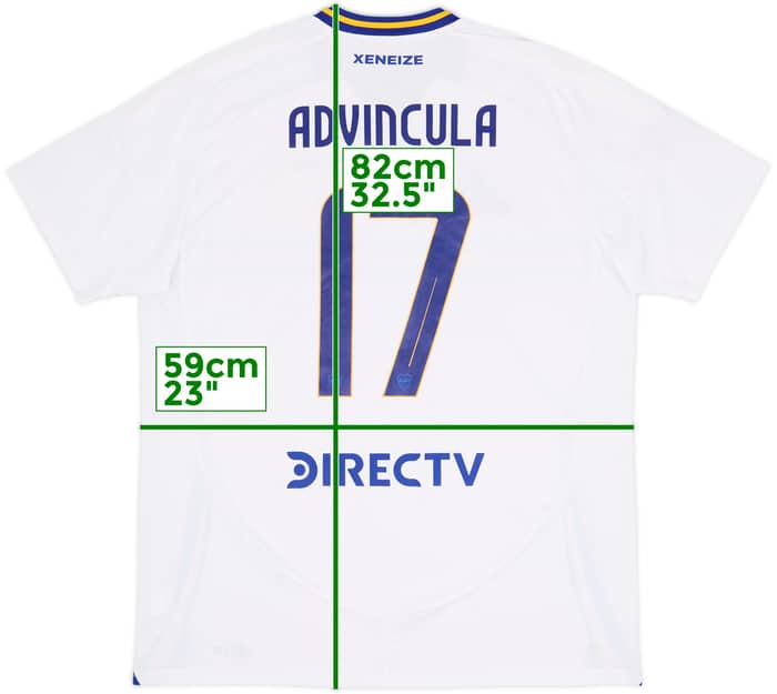 2024-25 Boca Juniors Away Shirt Advincula #17 - 9/10 - (XL)