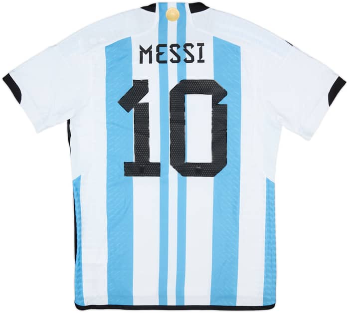 2022-23 Argentina Authentic Home Shirt Messi #10 - 8/10 - (L)