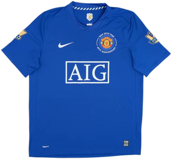 2008-09 Manchester United Third Shirt Berbatov #9 - 8/10 - (L)