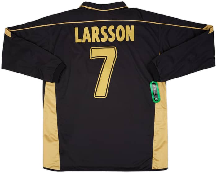 2003-04 Celtic Away L/S Shirt Larsson #7 (XL)