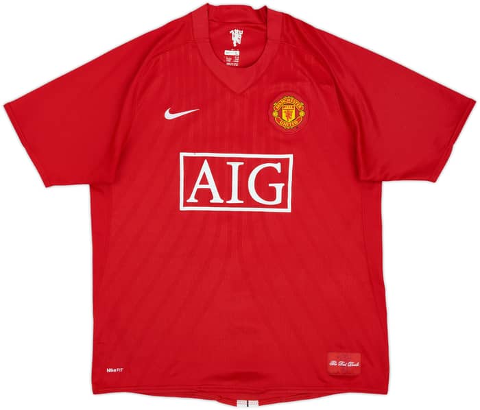 2007-09 Manchester United Home Shirt Nani #17 - 7/10 - (L)