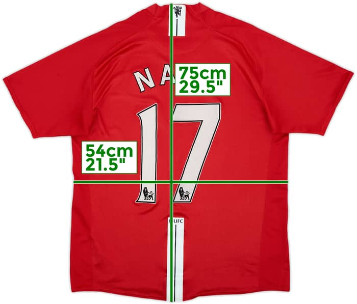 2007-09 Manchester United Home Shirt Nani #17 - 7/10 - (L)