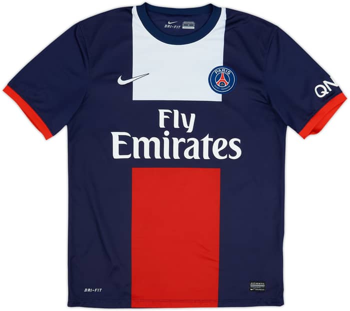 2013-14 Paris Saint-Germain Home Shirt Ibrahimovic #10 - 7/10 - (M)