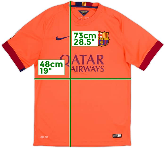 2014-15 Barcelona Away Shirt - 4/10 - (M)