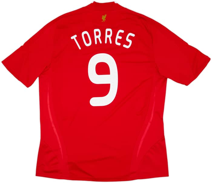 2008-10 Liverpool Home Shirt Torres #9 - 7/10 - (XL)
