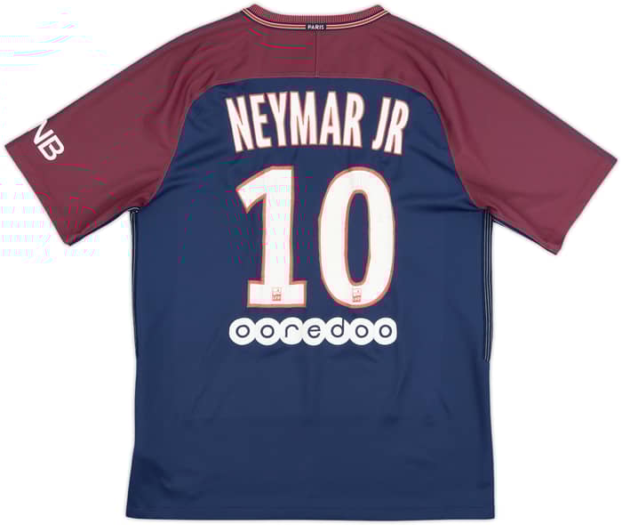 Camiseta de local del Paris Saint-Germain 2017-18 Neymar Jr #10 - 5/10 - (M)
