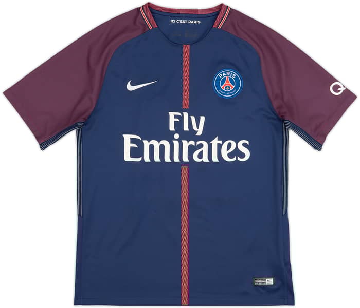 Camiseta de local del Paris Saint-Germain 2017-18 Neymar Jr #10 - 5/10 - (M)